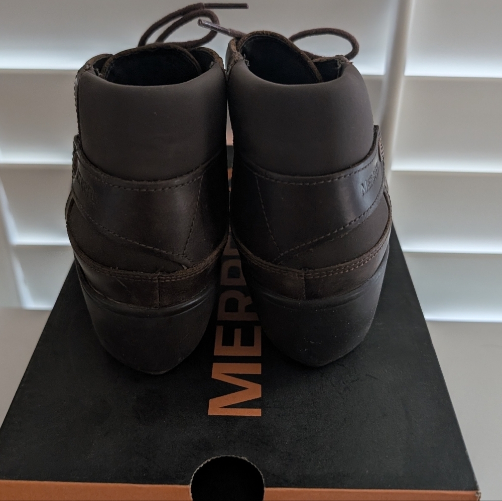 🥁 Merrell Veranda Lace Ankle Boot In Butter Rum (with box) - Picture 5 of 13